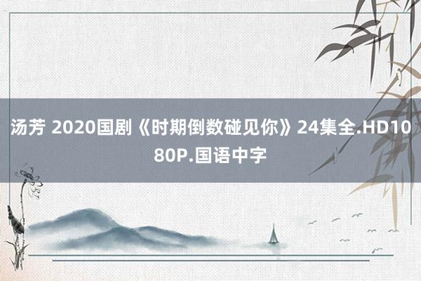 汤芳 2020国剧《时期倒数碰见你》24集全.HD1080P.国语中字